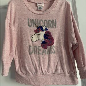 Pinky Los Angeles Girls Size 4 Soft Pink Knit Top